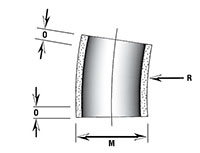 11 1/4º x 48 Inch (in) Radius Elbows