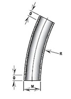 30º x 12 Inch (in) Radius Elbows