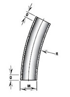 30º x 48 Inch (in) Radius Elbows