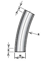 30º x 36 Inch (in) Radius Elbows