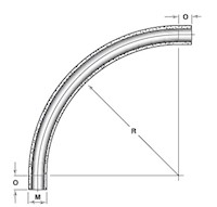 90º x 24 Inch (in) Radius Elbows