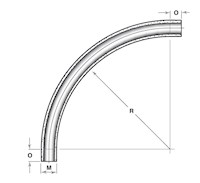 90º x 36 Inch (in) Radius Elbows