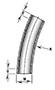 30º x 24 Inch (in) Radius Elbows