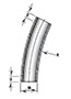 30º x 48 Inch (in) Radius Elbows