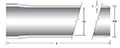 Interference Joint Iron Pipe Sizes (IPS) Straight Conduits