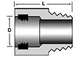 Male Adapters with Gasket